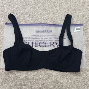 SheCurve Black Underwire Bra